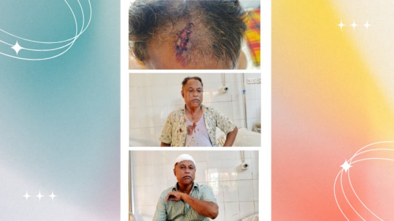 তজুমদ্দিনে ব্যবসায়ীকে কুপিয়ে জখম, এলাকায় উত্তেজনা।