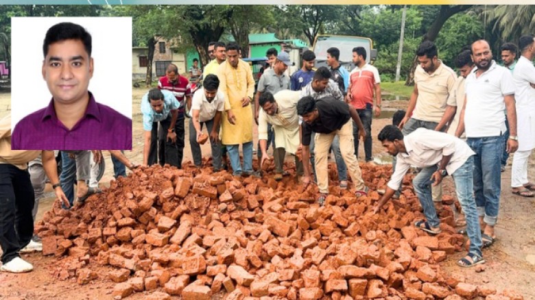 ঈদে দুর্ভোগ কমাতে ছাত্রদল সম্পাদক নাছিরের ১১ কিমি সড়ক সংস্কার, জনমনে স্বস্তি