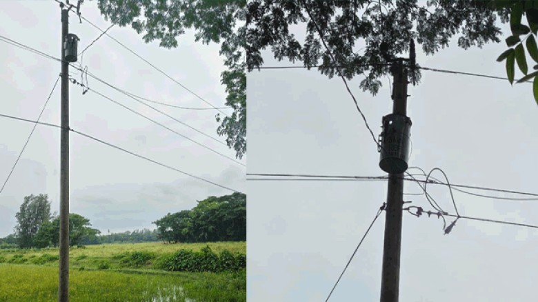 সুবর্ণচরে রাতের আঁধারে ট্রান্সফরমার চুরি, চার দিন ধরে অন্ধকারে ১১ পরিবার