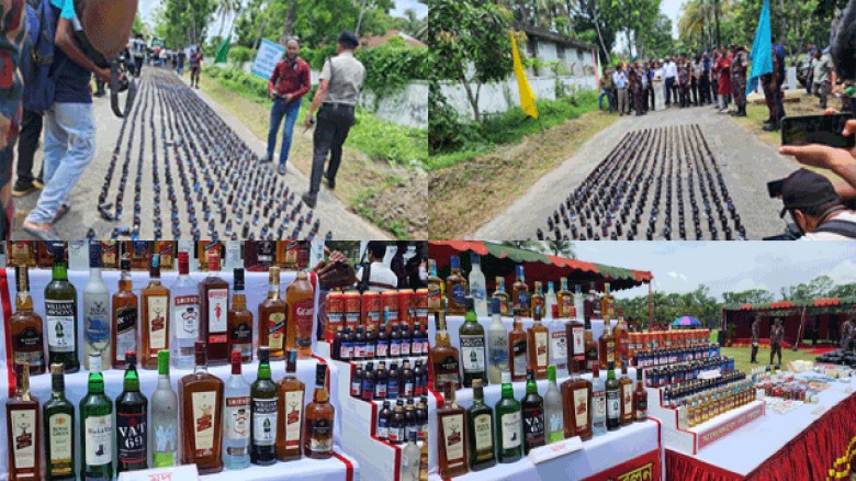 সাতক্ষীরায় ৭৩ কোটি ৭৫ লাখ টাকার মাদক ধ্বংস করেছে ...