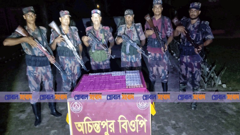 বিজিবি'র অভিযানে সীমান্তে বিপুল পরিমাণ ভারতীয় নেশাজাতীয় ট্যাবলেট আটক।