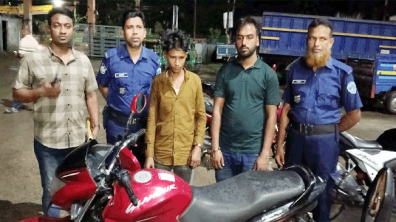 নোয়াখালীতে সাংবাদিকের মোটরসাইকেল উদ্ধার, গ্রেফতার ২