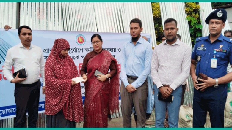 পাংশায় বিভিন্ন কর্মসূচিতে জেলা প্রশাসক আফরোজা পারভীন
