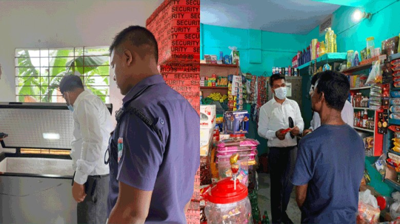 ঝাউডাঙ্গা ও হেলাতলা বাজারে ভোক্তা অধিকার অধিদপ্তরের অভিযান, জরিমানা ২৯ হাজার ৫০০ টাকা