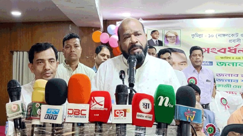 সৌদি আরব প্রবাসীদের সংবর্ধনায় সংবর্ধিত হলেন কুমিল্লার এমপি মোবাশ্বের ভূঁইয়া