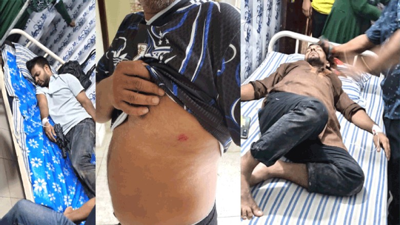 নোয়াখালীর বেগমগঞ্জে গোল্ডকাপ ফুটবল খেলায় সংঘর্ষ আহত ২৪